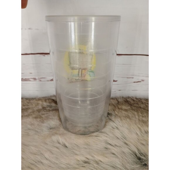 Tervis 16 Oz Clear Acrylic Insulated Tumbler With "Life Is Better At The Beach" - Picture 3 of 6